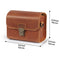 MegaGear Pebble Top Grain Leather Camera Messenger Bag for Mirrorless, Instant and DSLR Cameras