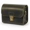 MegaGear Pebble Top Grain Leather Camera Messenger Bag for Mirrorless, Instant and DSLR Cameras