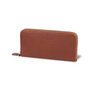 Otto Angelino Leather Zippered Clutch with Phone Compatible Slots