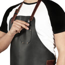 Otto Angelino Top Grain Leather Apron Woodworking, Cooking, Chef, Barista, Christmas Workshop with Tool Pockets