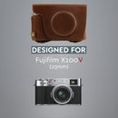 MegaGear Fujifilm X100V Ever Ready Top Grain Leather Camera Case