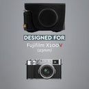 MegaGear Fujifilm X100V Ever Ready Top Grain Leather Camera Case