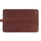 Londo Top Grain Leather Pen and Pencil Roll Case