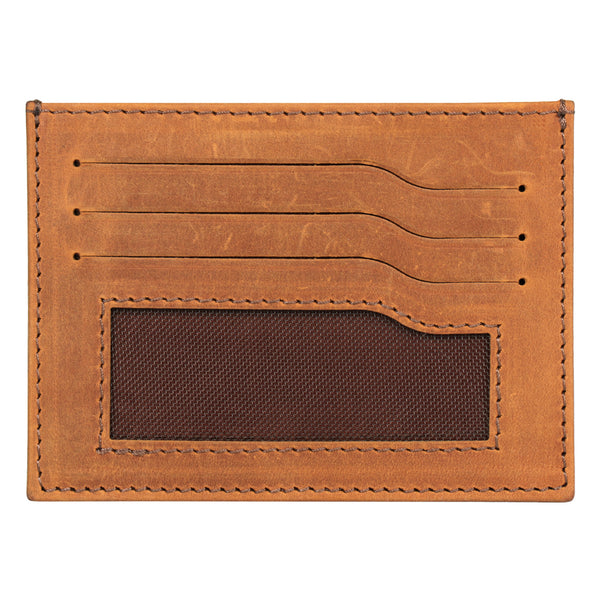 Otto Angelino Top Grain Leather Ultra Slim Minimalist Cardholder