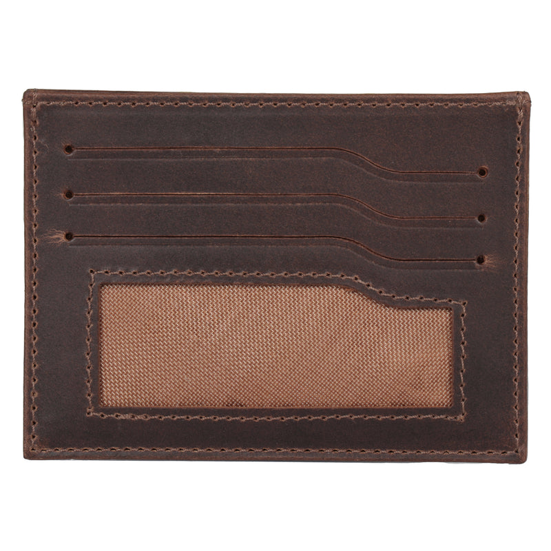 Otto Angelino Top Grain Leather Ultra Slim Minimalist Cardholder