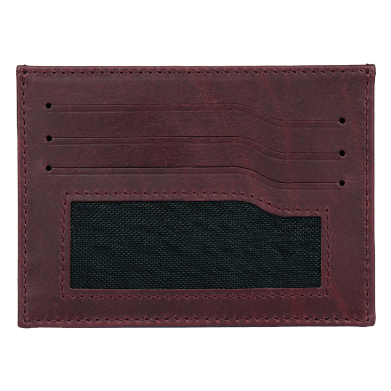 Otto Angelino Top Grain Leather Ultra Slim Minimalist Cardholder