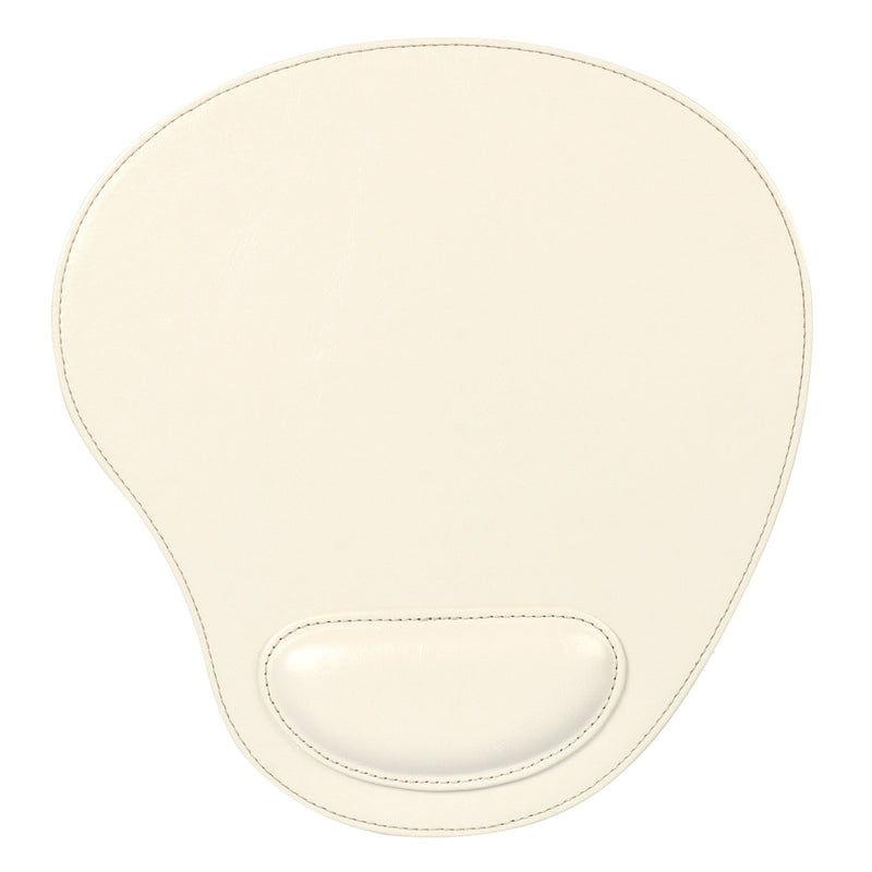 Londo Leather Oval Mouse Pad with Wrist Rest