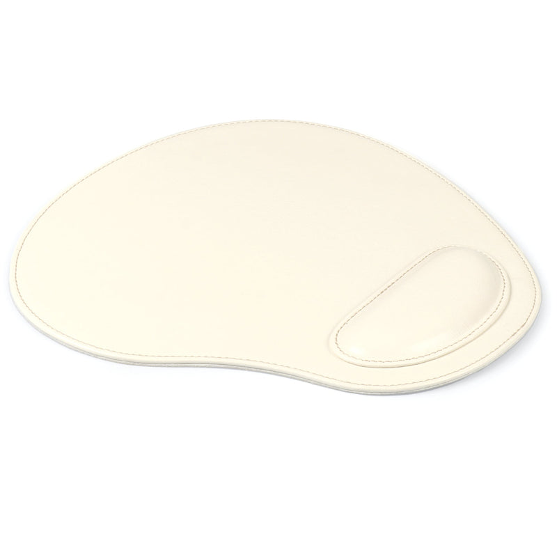 Londo Leather Oval Mouse Pad with Wrist Rest