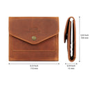 Otto Angelino Top Grain Leather Envelope Style Wallet