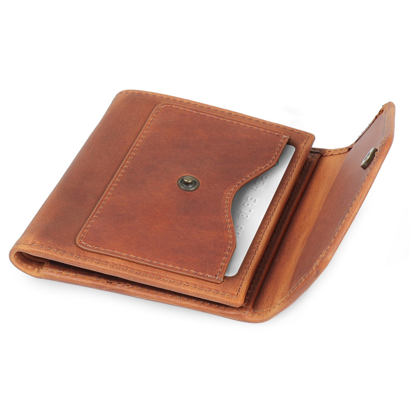 Otto Angelino Top Grain Leather Envelope Style Wallet