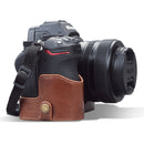 MegaGear Nikon Z5 Ever Ready Genuine Leather Camera Half Case