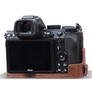 MegaGear Nikon Z5 Ever Ready Genuine Leather Camera Half Case