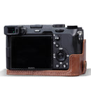 MegaGear Sony Alpha A7C Ever Ready Genuine Leather Camera Case