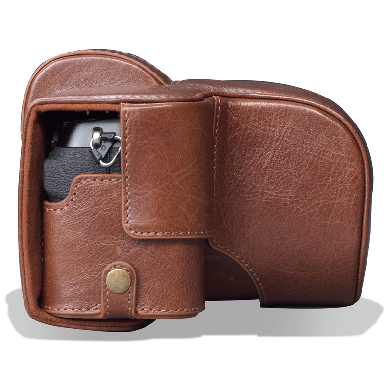 MegaGear Fujifilm-X-S10 (18-55 mm Lens) Ever Ready Genuine Leather Camera Case