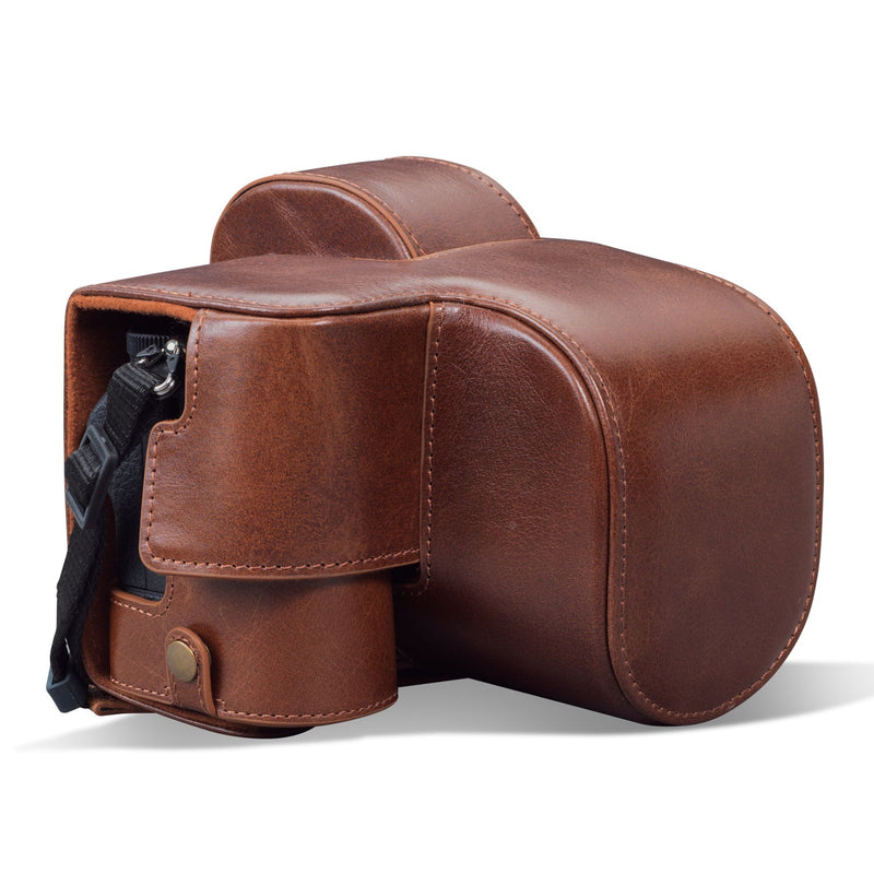 MegaGear Nikon Z5 (24-50mm Lens) Ever Ready Genuine Leather Camera Case