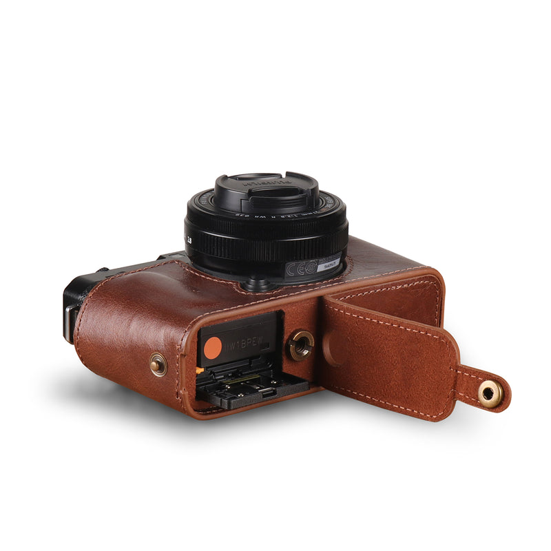 MegaGear Fujifilm X-E4 Ever Ready Genuine Leather Camera Half Case