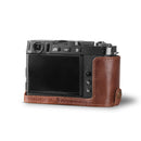 MegaGear Fujifilm X-E4 Ever Ready Genuine Leather Camera Half Case