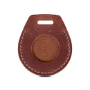 Londo Genuine Leather AirTag Case with Neck Strap