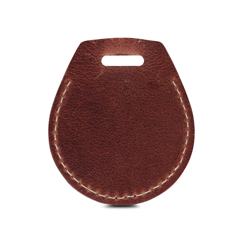 Londo Genuine Leather AirTag Case with Neck Strap