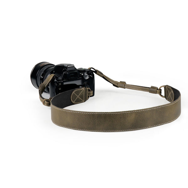 MegaGear Sierra Top Grain Leather Shoulder or Neck Strap for All Cameras