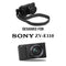 MegaGear Sony ZV-E10 Ever Ready Genuine Leather Camera Half Case