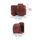 MegaGear Sony ZV-E10 Ever Ready Genuine Leather Camera Case