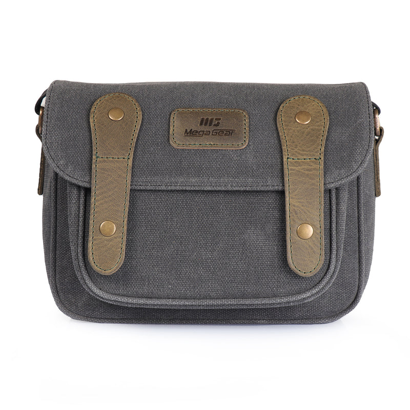 MegaGear Sequoia Canvas Camera Bag Compatible with Canon, Nikon, Sony SLR/DSLR Mirrorless Cameras