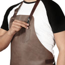 Otto Angelino Top Grain Leather Apron Woodworking, Cooking, Chef, Barista, Christmas Workshop with Tool Pockets