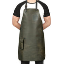 Otto Angelino Top Grain Leather Apron Woodworking, Cooking, Chef, Barista, Christmas Workshop with Tool Pockets