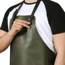 Otto Angelino Top Grain Leather Apron Woodworking, Cooking, Chef, Barista, Christmas Workshop with Tool Pockets