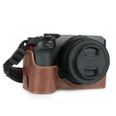 MegaGear Nikon Z30 Genuine Leather Camera Half Case and Strap