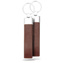 Leather Personalized Keychains - Custom Leather Key Chains, Engraved Elegant Keyrings with Sturdy Rings for Keys