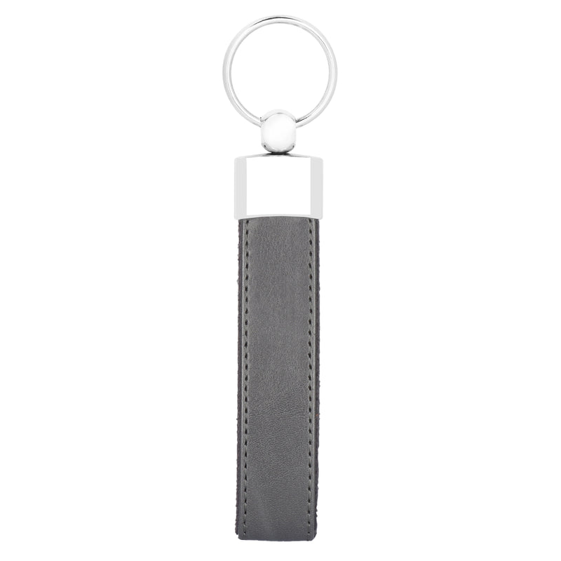 Leather Personalized Keychains - Custom Leather Key Chains, Engraved Elegant Keyrings with Sturdy Rings for Keys