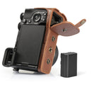 MegaGear Sony Alpha A6700 (16-50mm) Stylish and Protective Top Grain Leather Camera Case