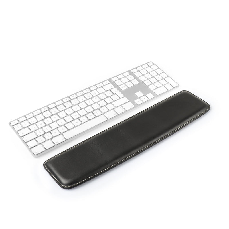 Londo Keyboard Pad - Genuine Leather Premium Ergonomic Support for Comfortable Typing at Work and Home