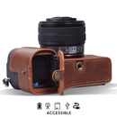 MegaGear Sony Alpha A7C Ever Ready Genuine Leather Camera Half Case