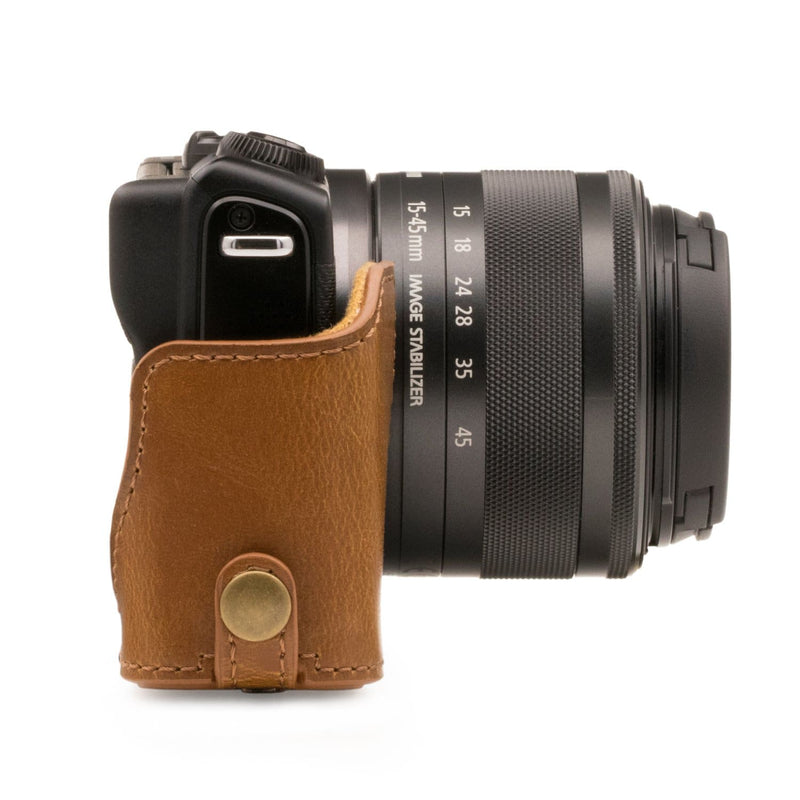 MegaGear Canon EOS M100 (15-45mm) Ever Ready Leather Camera Case and Strap