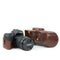 MegaGear Canon EOS Rebel T6i, Rebel T6s, 8000D, EOS 750D, 760D Ever Ready Leather Camera Case with Strap