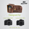 MegaGear Canon EOS Rebel T6i, Rebel T6s, 8000D, EOS 750D, 760D Ever Ready Leather Camera Case with Strap