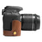 MegaGear Canon EOS Rebel T6s, 8000D, EOS 760D (18-55 mm) Ever Ready Leather Camera Case and Strap