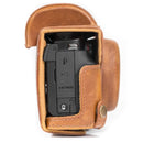 MegaGear Canon PowerShot G5 X Ever Ready Leather Camera Case and Strap, with Battery Access