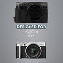 MegaGear Fujifilm X-A7 Ever Ready Leather Camera Half Case