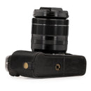 MegaGear Fujifilm X-E3 Ever Ready Top Grain Leather Camera Half Case and Strap