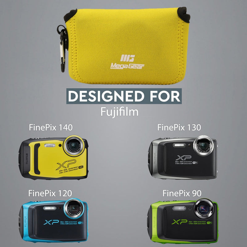 MegaGear Fujifilm FinePix XP140, XP130, XP120, XP90 Ultra Light Neoprene Camera Case