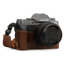 MegaGear Fujifilm X-T200 Ever Ready Top Grain Leather Camera Half Case