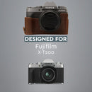 MegaGear Fujifilm X-T200 Ever Ready Top Grain Leather Camera Half Case