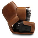 MegaGear Fujifilm X-T3 (XF23mm, XF56mm & 18-55mm Lenses) Ever Ready Top Grain Leather Camera Case and Strap