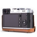 MegaGear Fujifilm X100F Ever Ready Top Grain Leather Camera Case and Strap