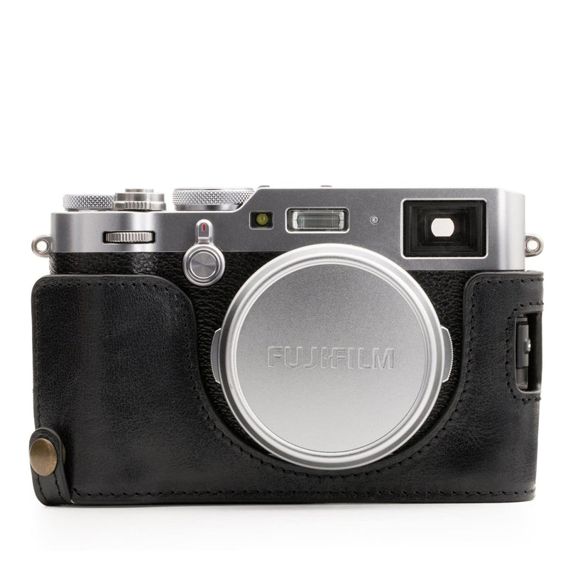 MegaGear Fujifilm X100F Ever Ready Top Grain Leather Camera Half Case –  MegaGear Store