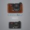 MegaGear Leica CL Ever Ready Top Grain Leather Camera Half Case and Strap